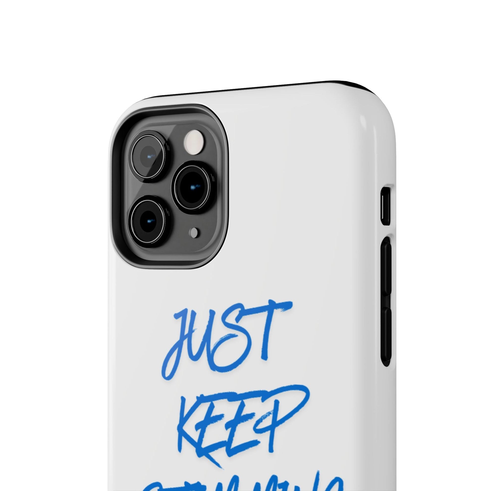 Tough phone case - "Just Keep Stimming" - Geo Rocks The 'Tism