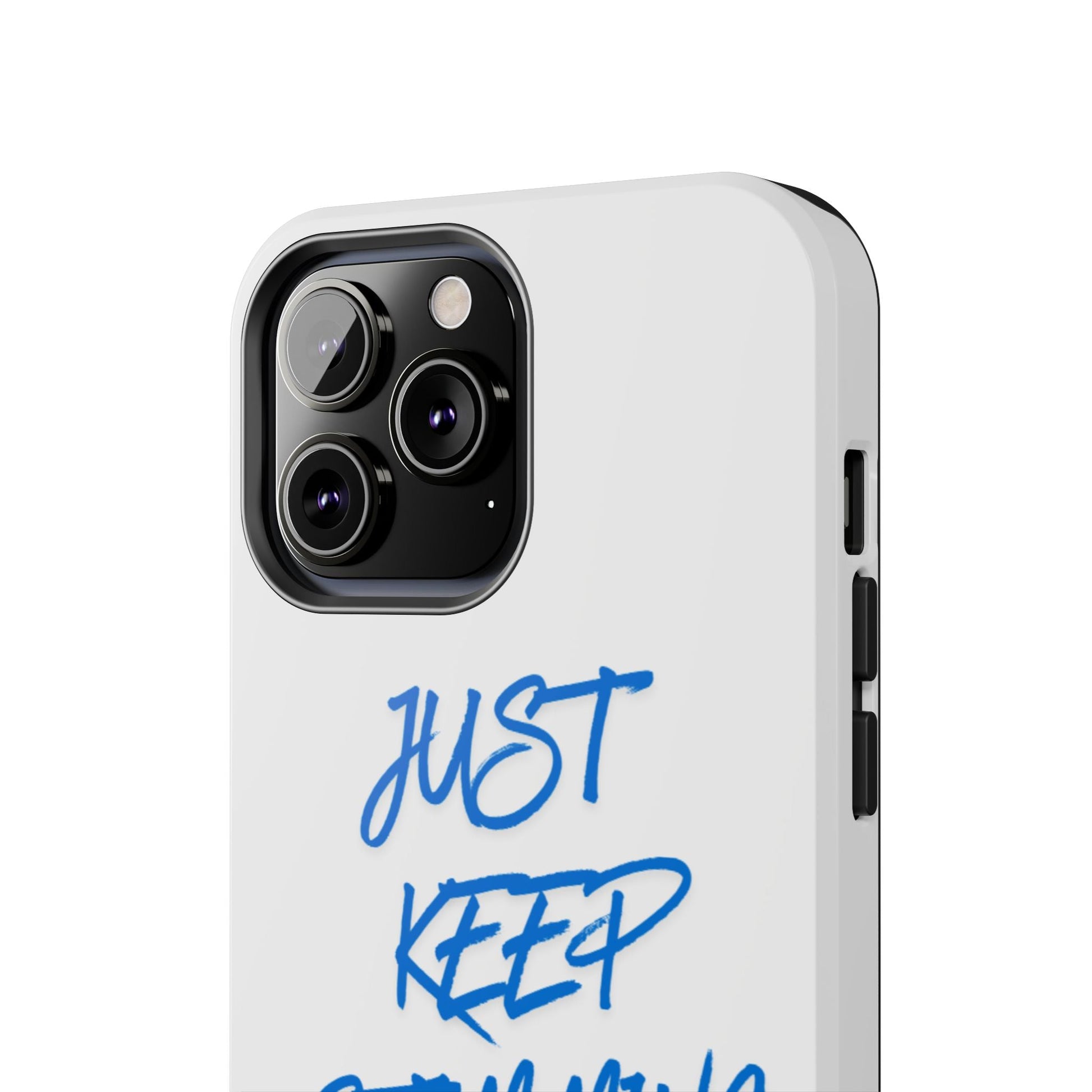 Tough phone case - "Just Keep Stimming" - Geo Rocks The 'Tism