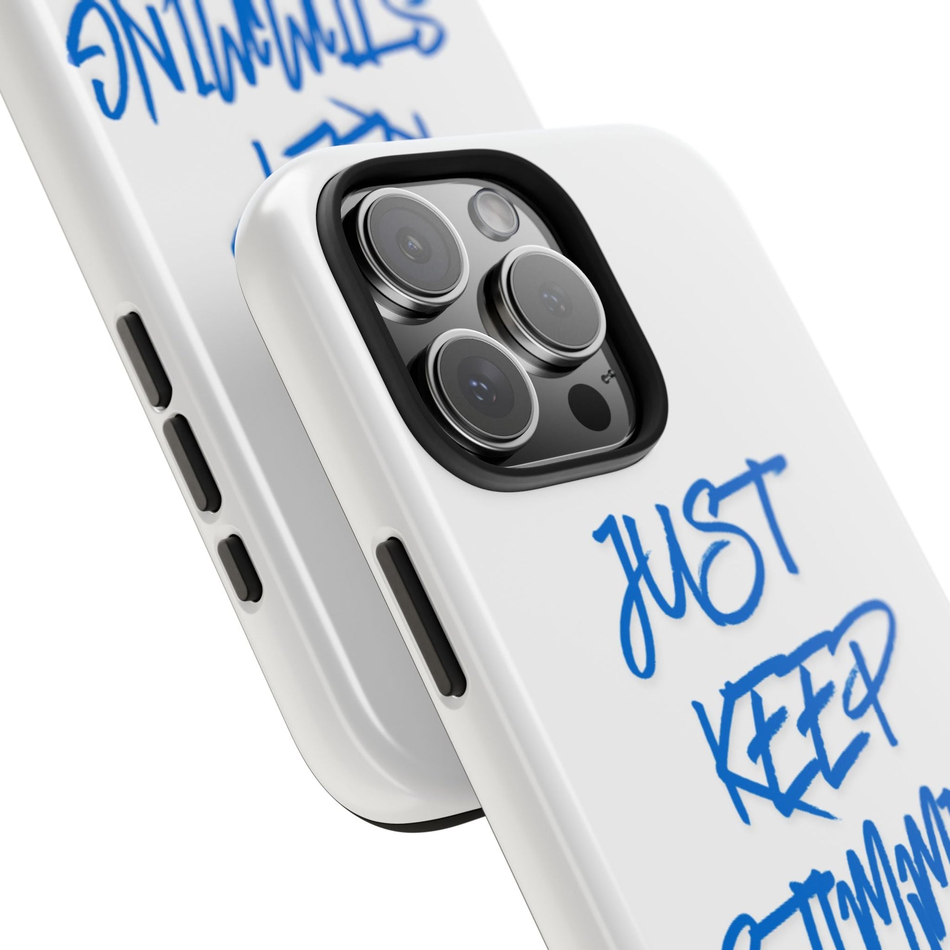 Tough phone case - "Just Keep Stimming" - Geo Rocks The 'Tism