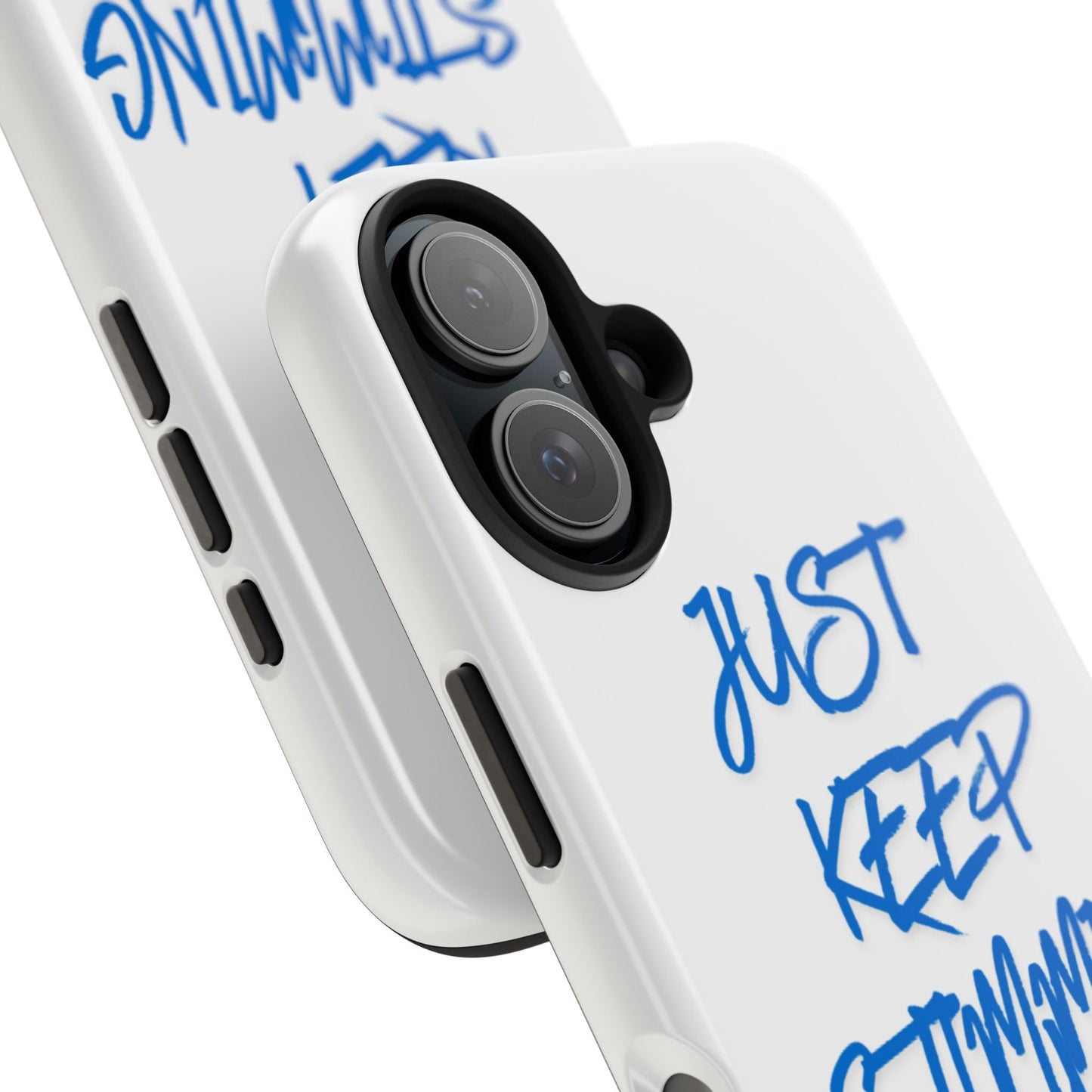 Tough phone case - "Just Keep Stimming" - Geo Rocks The 'Tism