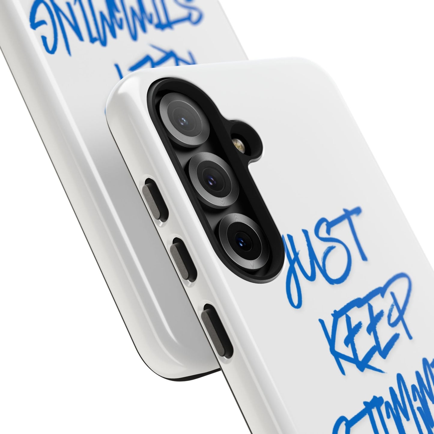 Tough phone case - "Just Keep Stimming" - Geo Rocks The 'Tism