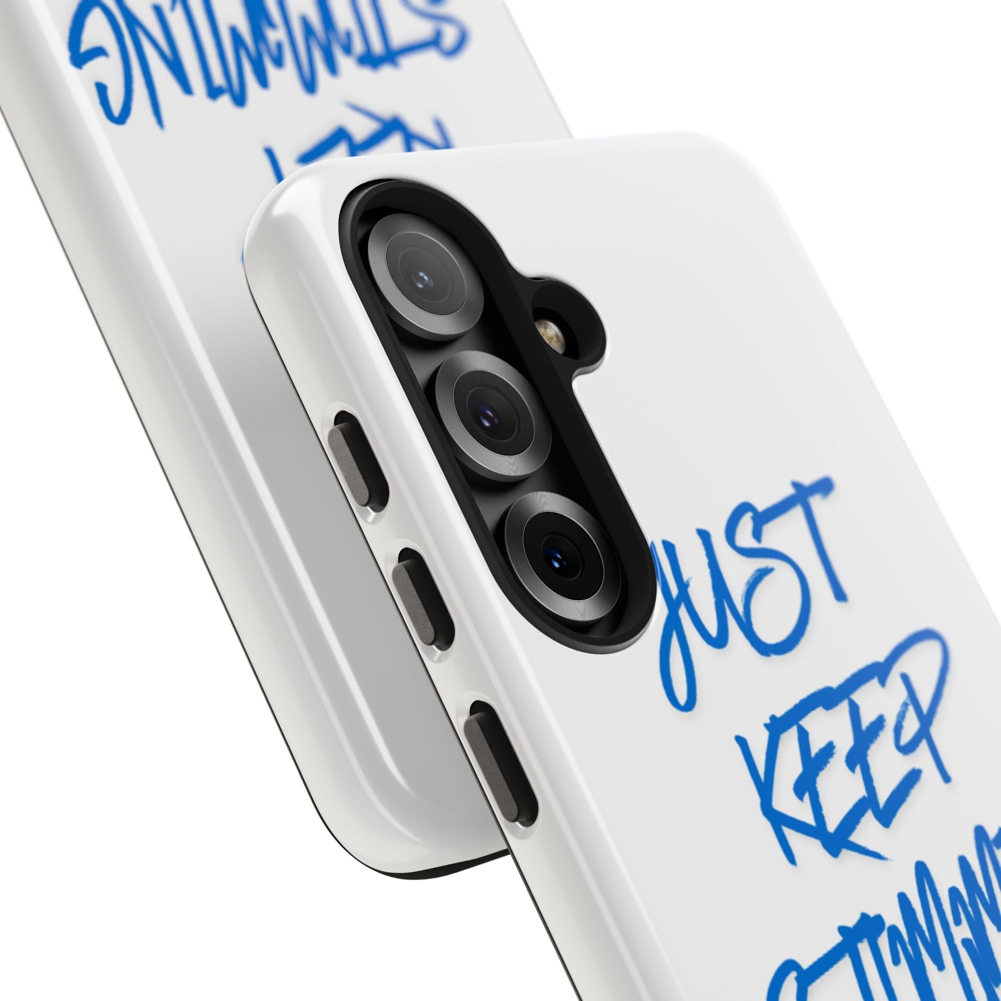 Tough phone case - "Just Keep Stimming" - Geo Rocks The 'Tism