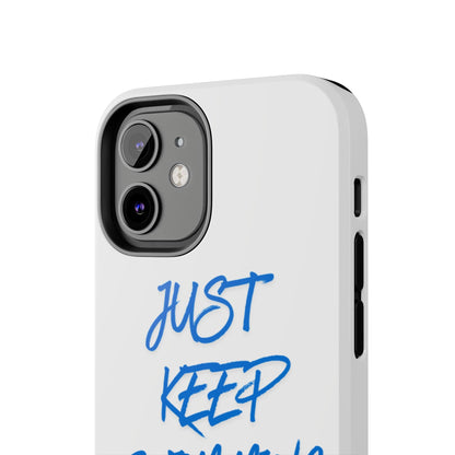 Tough phone case - "Just Keep Stimming" - Geo Rocks The 'Tism