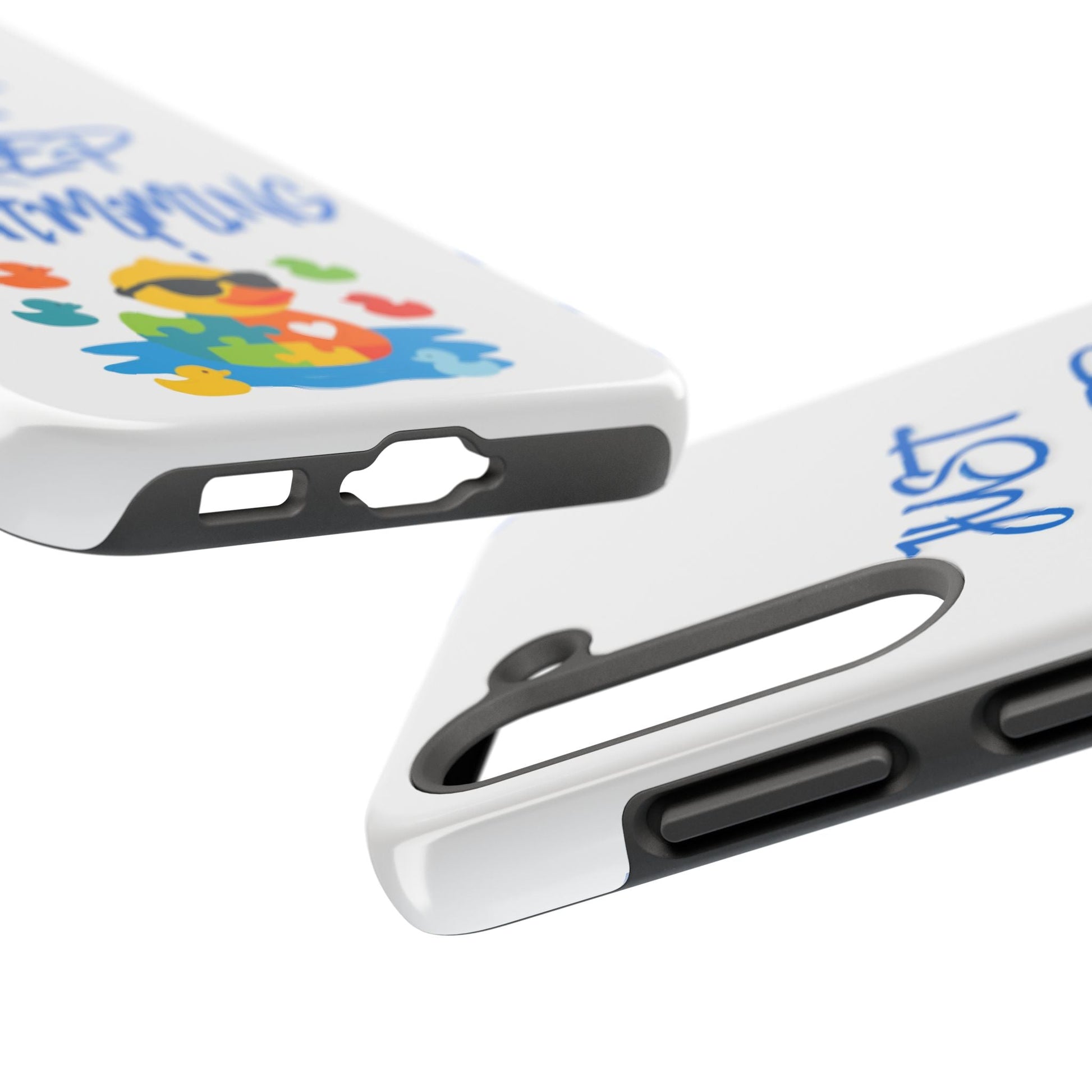 Tough phone case - "Just Keep Stimming" - Geo Rocks The 'Tism