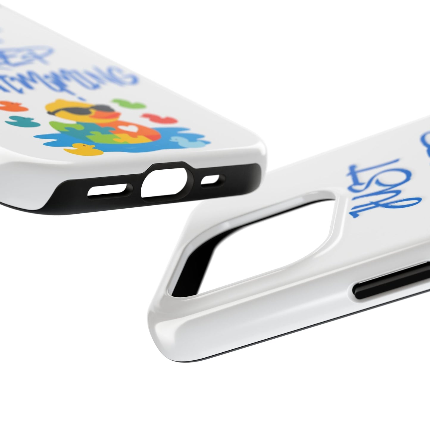 Tough phone case - "Just Keep Stimming" - Geo Rocks The 'Tism