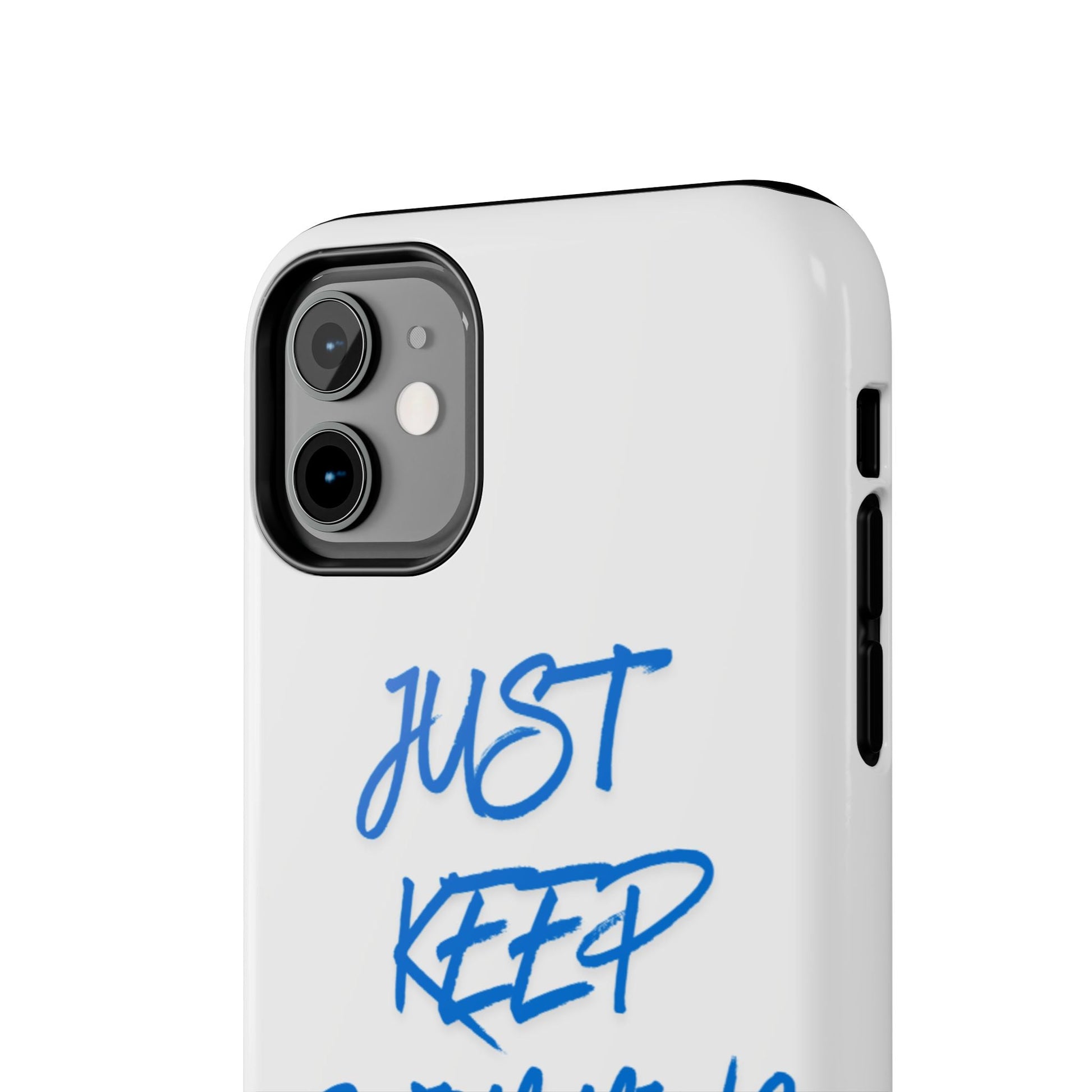 Tough phone case - "Just Keep Stimming" - Geo Rocks The 'Tism