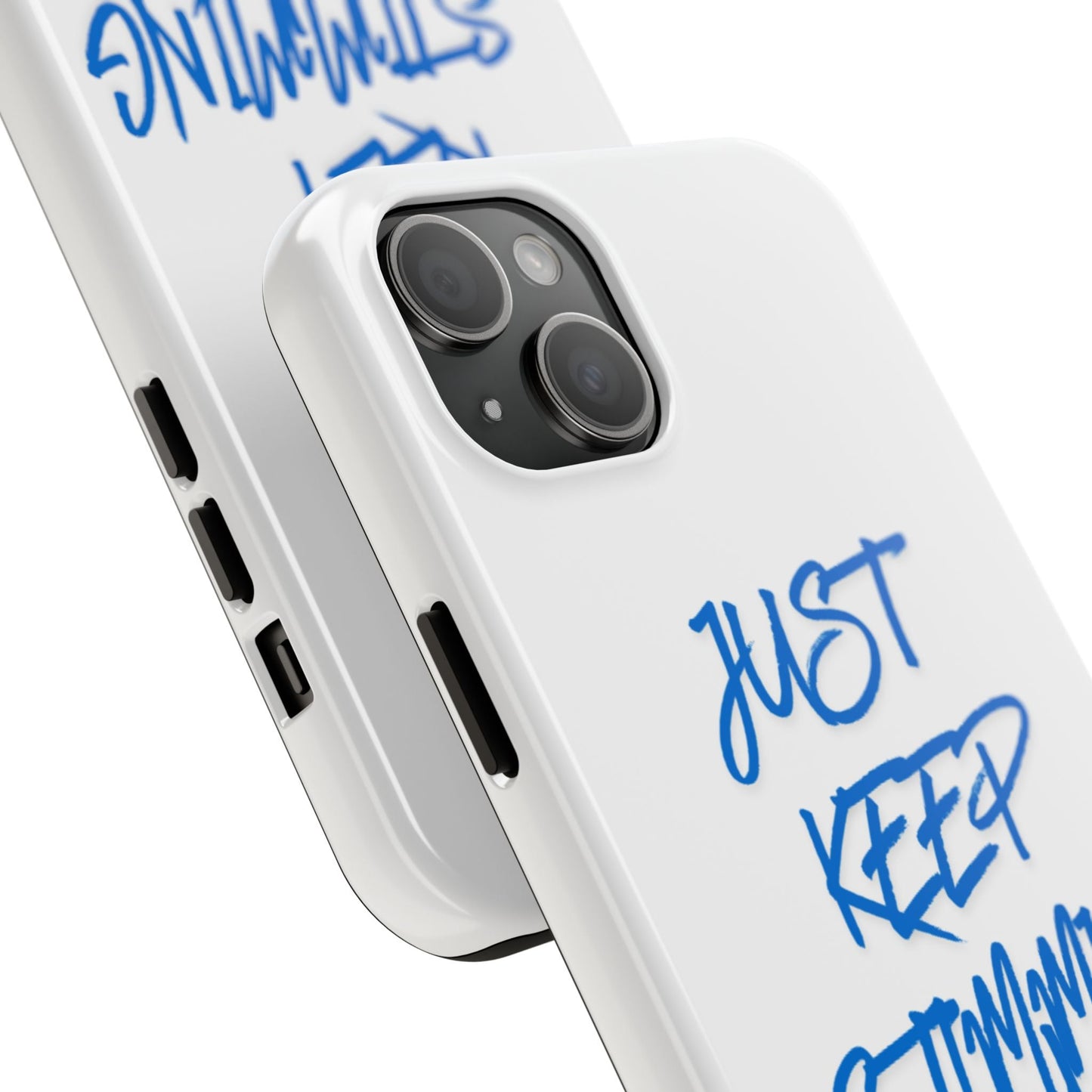 Tough phone case - "Just Keep Stimming" - Geo Rocks The 'Tism