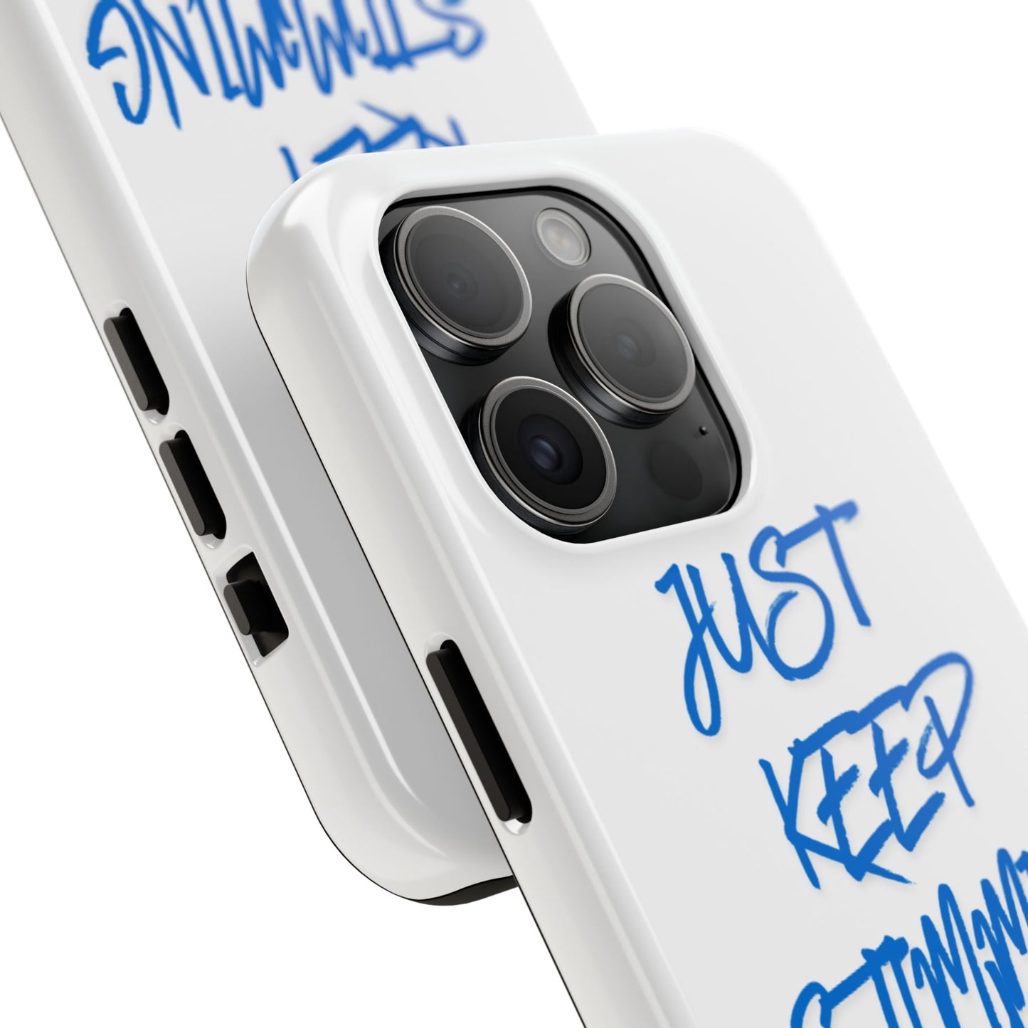 Tough phone case - "Just Keep Stimming" - Geo Rocks The 'Tism