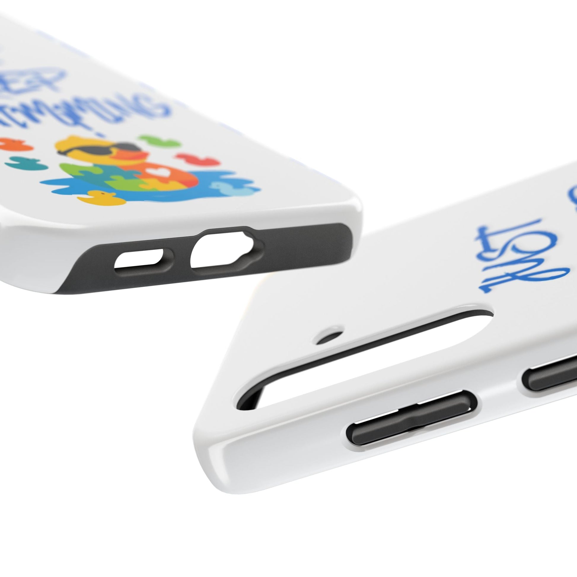 Tough phone case - "Just Keep Stimming" - Geo Rocks The 'Tism