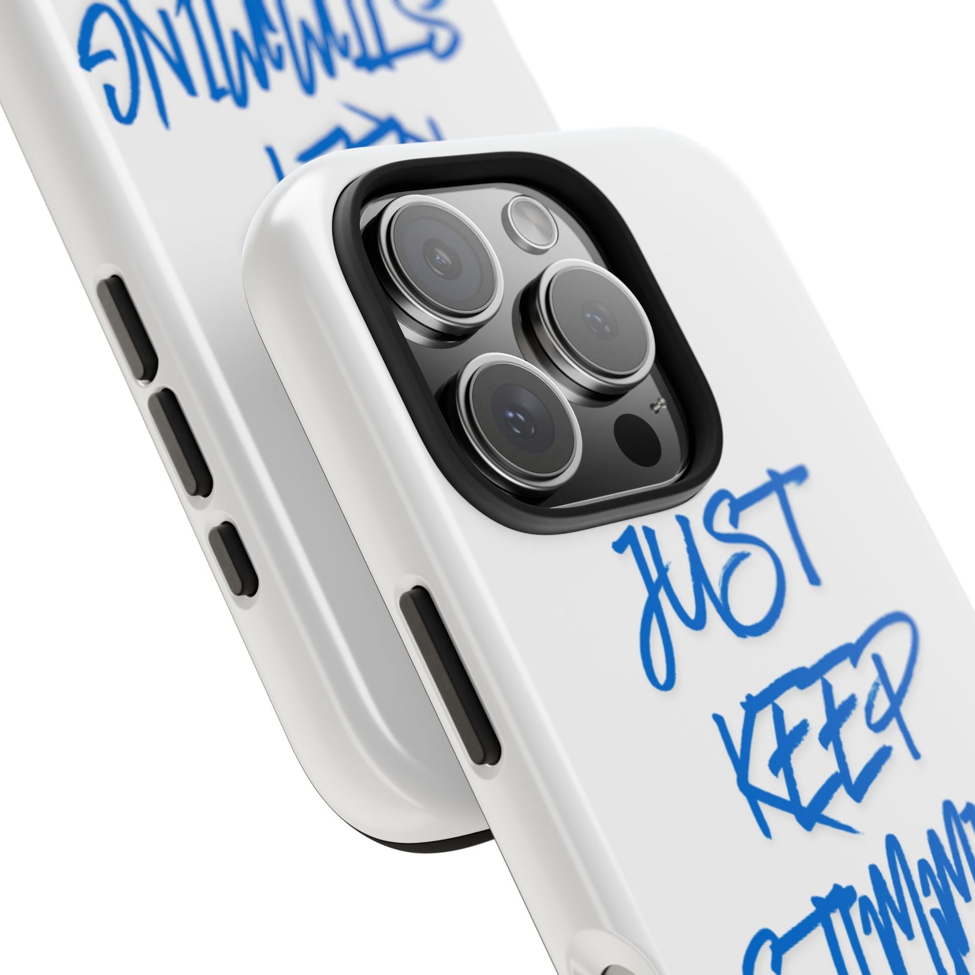 Tough phone case - "Just Keep Stimming" - Geo Rocks The 'Tism