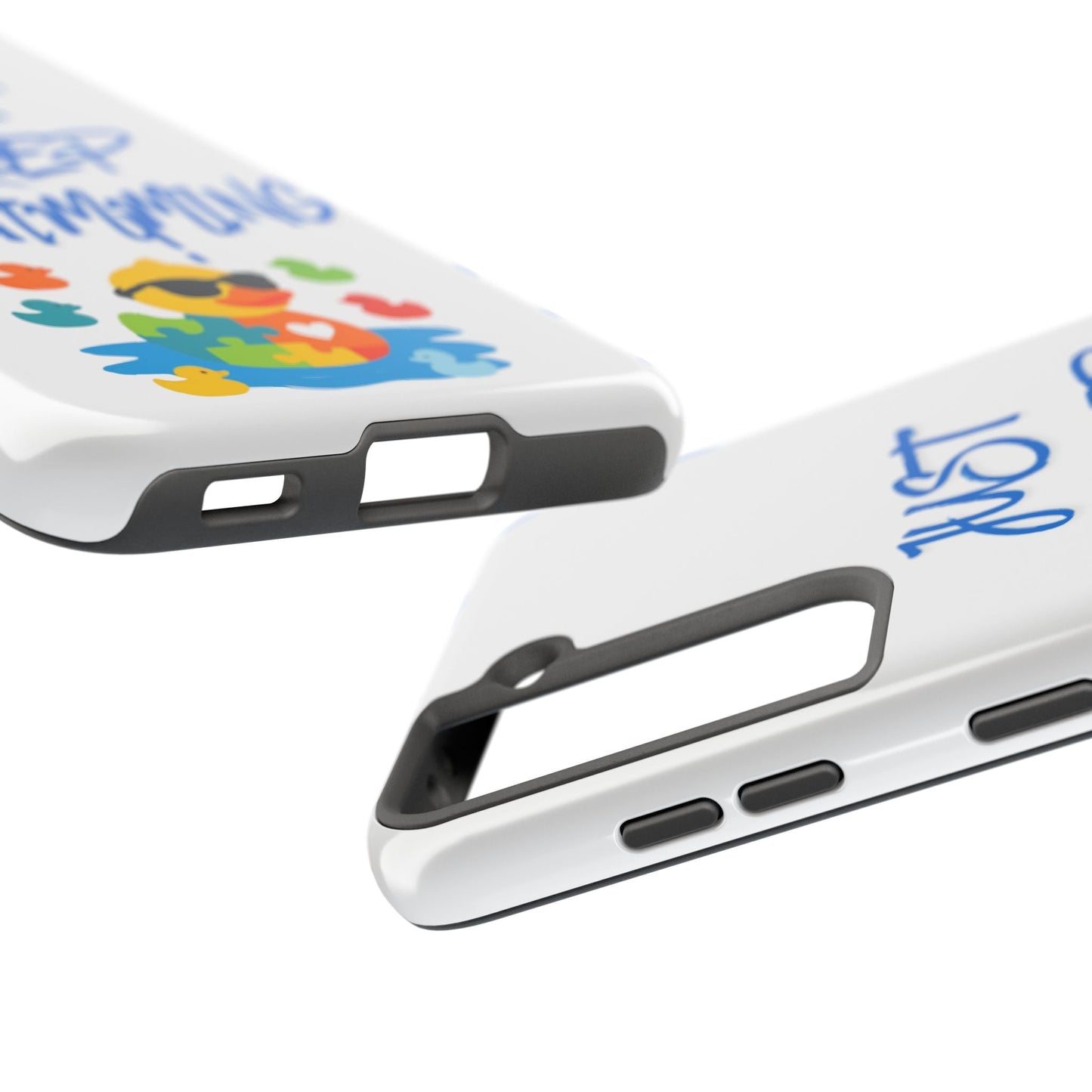 Tough phone case - "Just Keep Stimming" - Geo Rocks The 'Tism