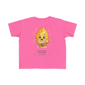 "Twirl" Stimming Geode Autism Self Sensory Regulation Toddler Tee - Geo Rocks The 'Tism