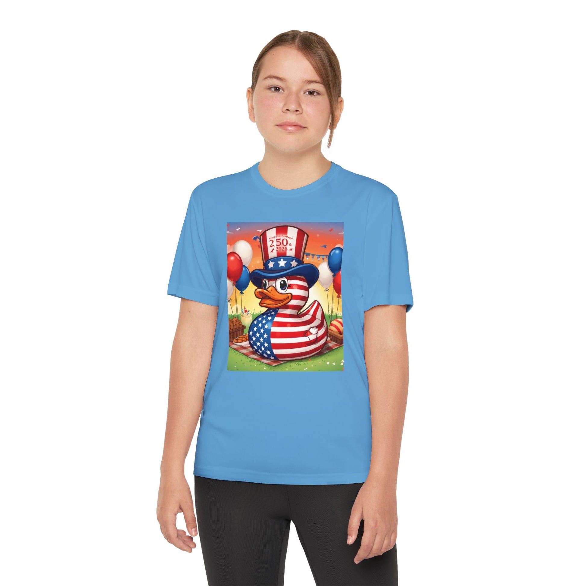 Uncle Sam Duck - USA 250th Anniversary T-Shirt - Geo Rocks The 'Tism