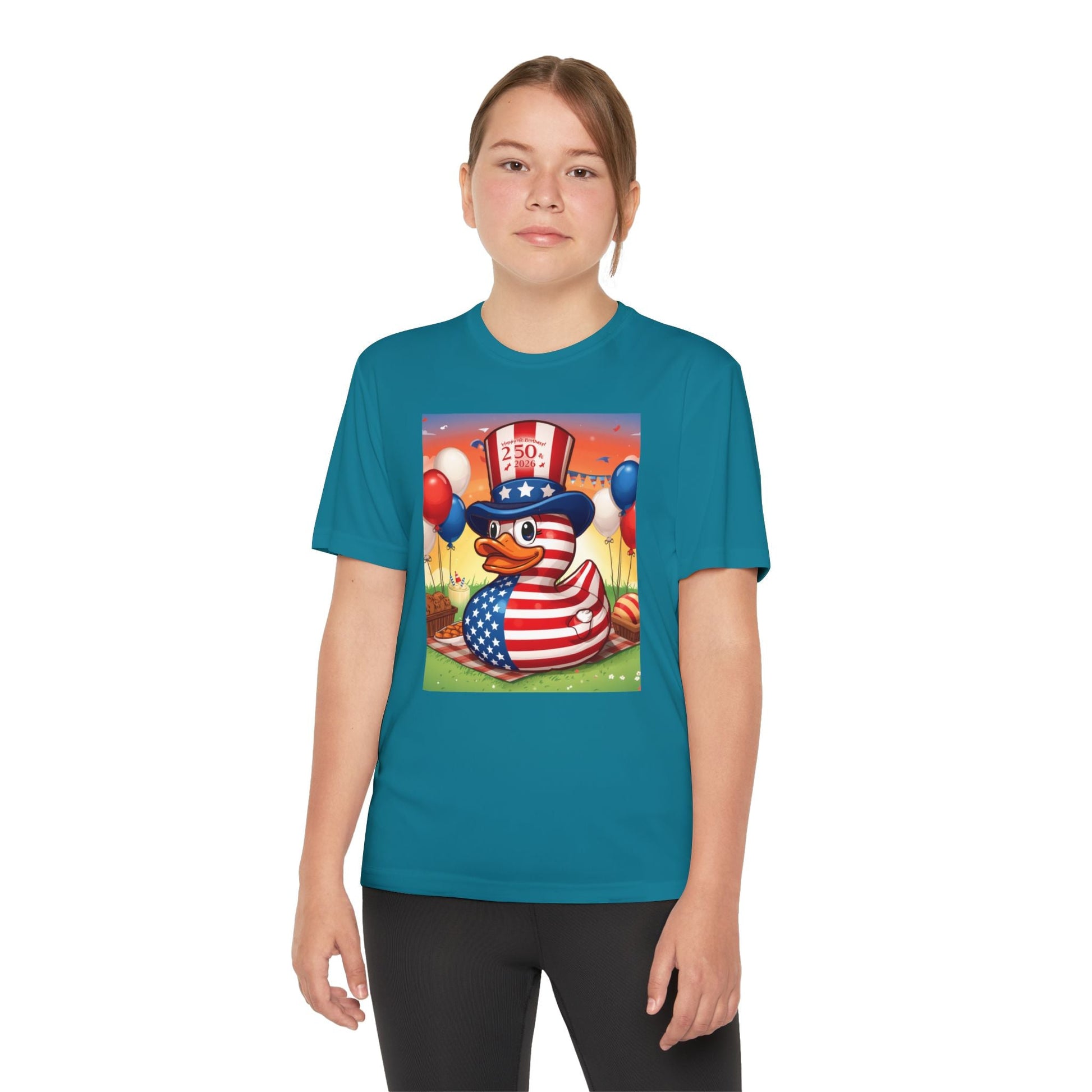 Uncle Sam Duck - USA 250th Anniversary T-Shirt - Geo Rocks The 'Tism