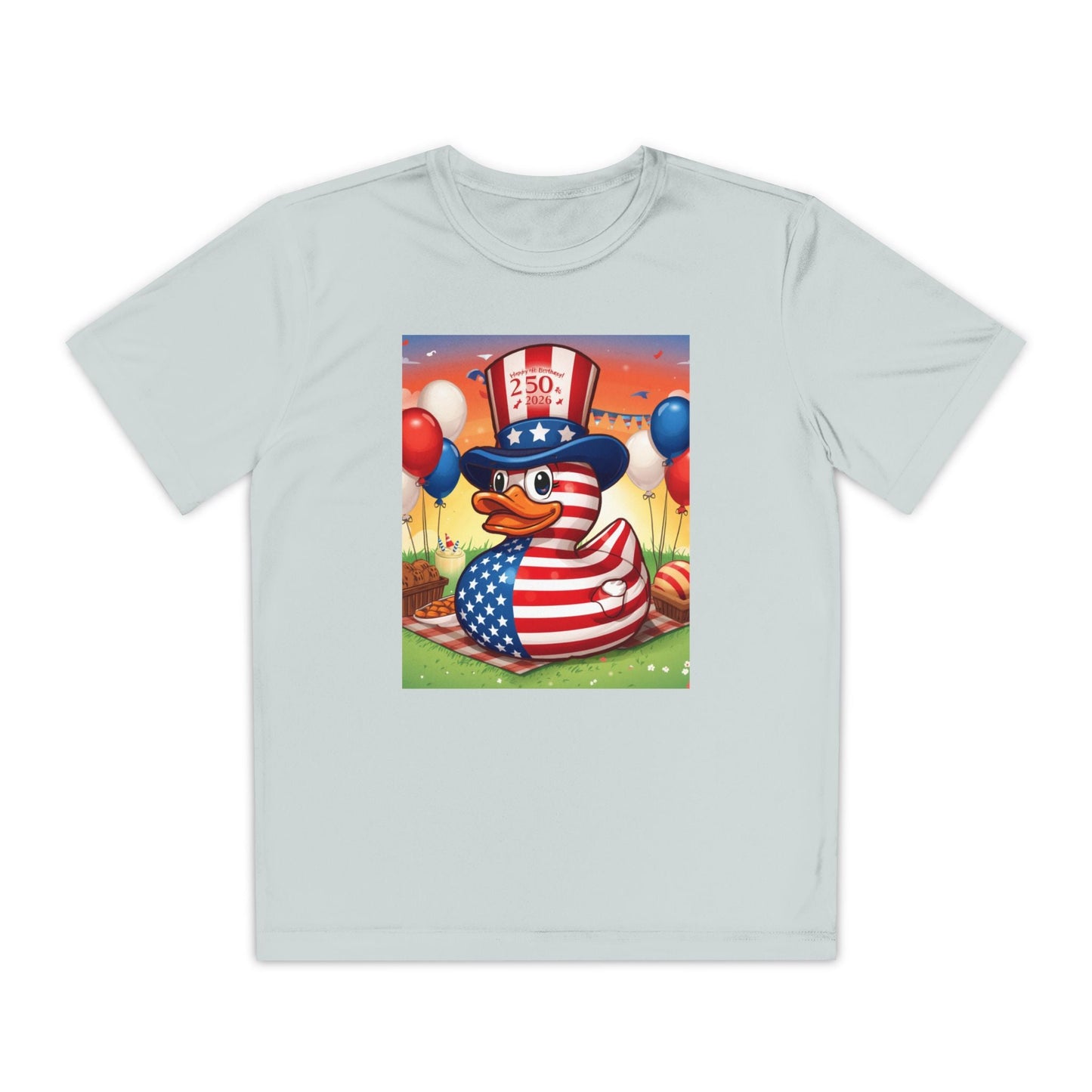 Uncle Sam Duck - USA 250th Anniversary T-Shirt - Geo Rocks The 'Tism