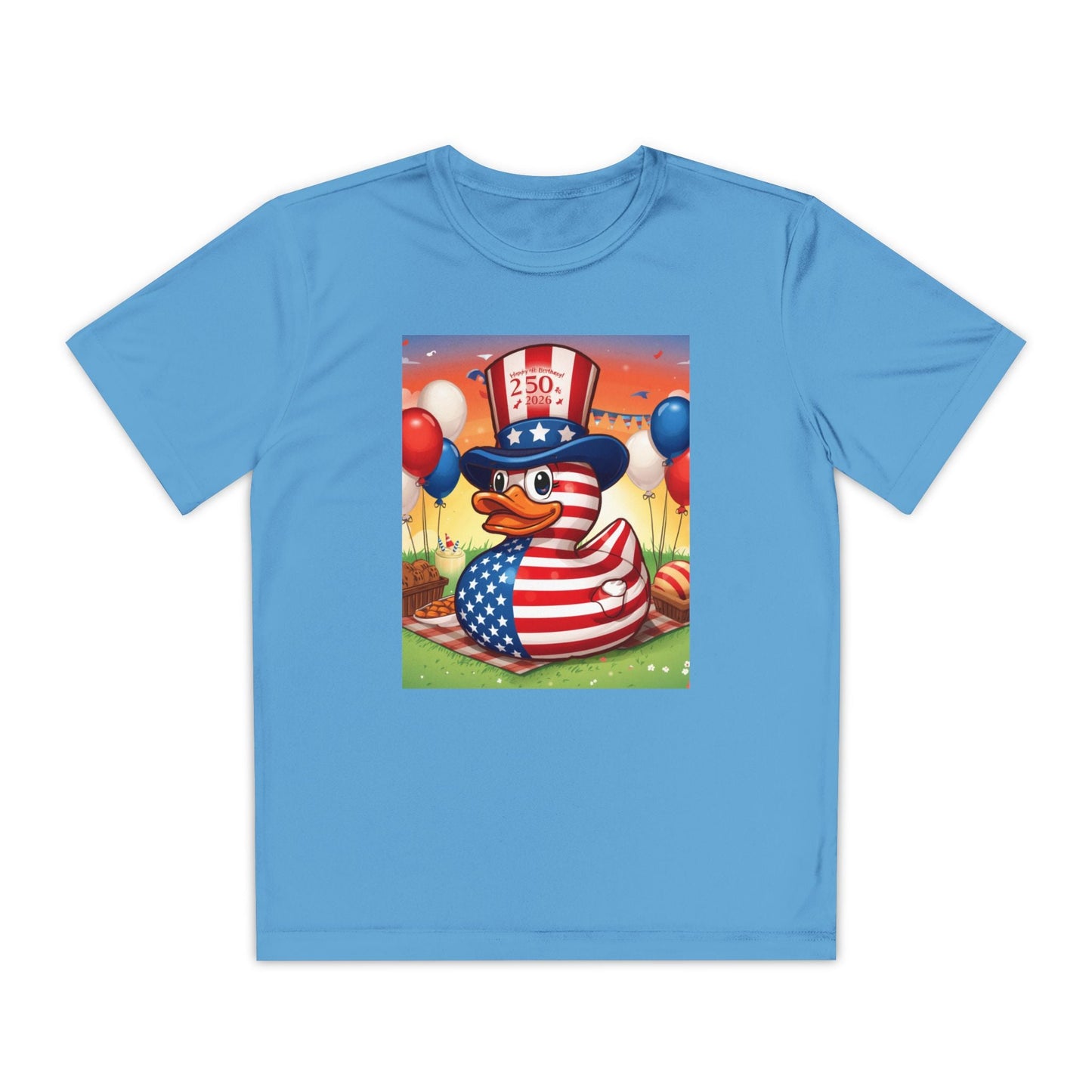 Uncle Sam Duck - USA 250th Anniversary T-Shirt - Geo Rocks The 'Tism