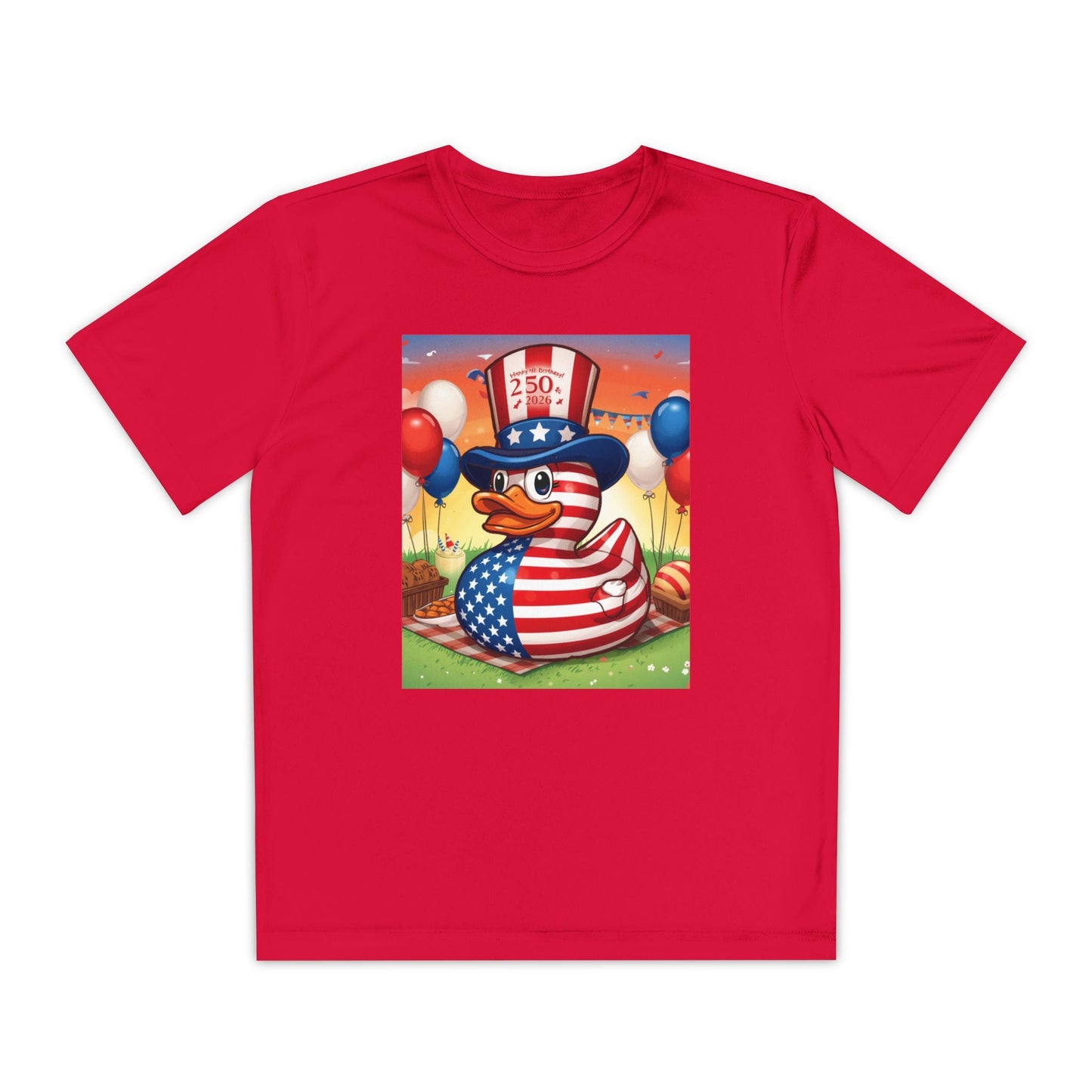 Uncle Sam Duck - USA 250th Anniversary T-Shirt - Geo Rocks The 'Tism