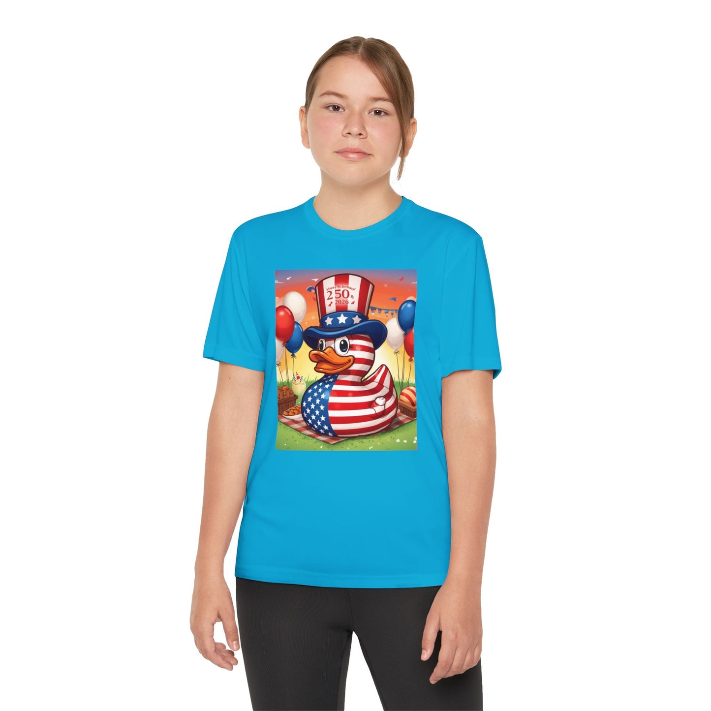 Uncle Sam Duck - USA 250th Anniversary T-Shirt - Geo Rocks The 'Tism