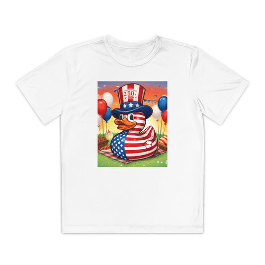 Uncle Sam Duck - USA 250th Anniversary T-Shirt - Geo Rocks The 'Tism