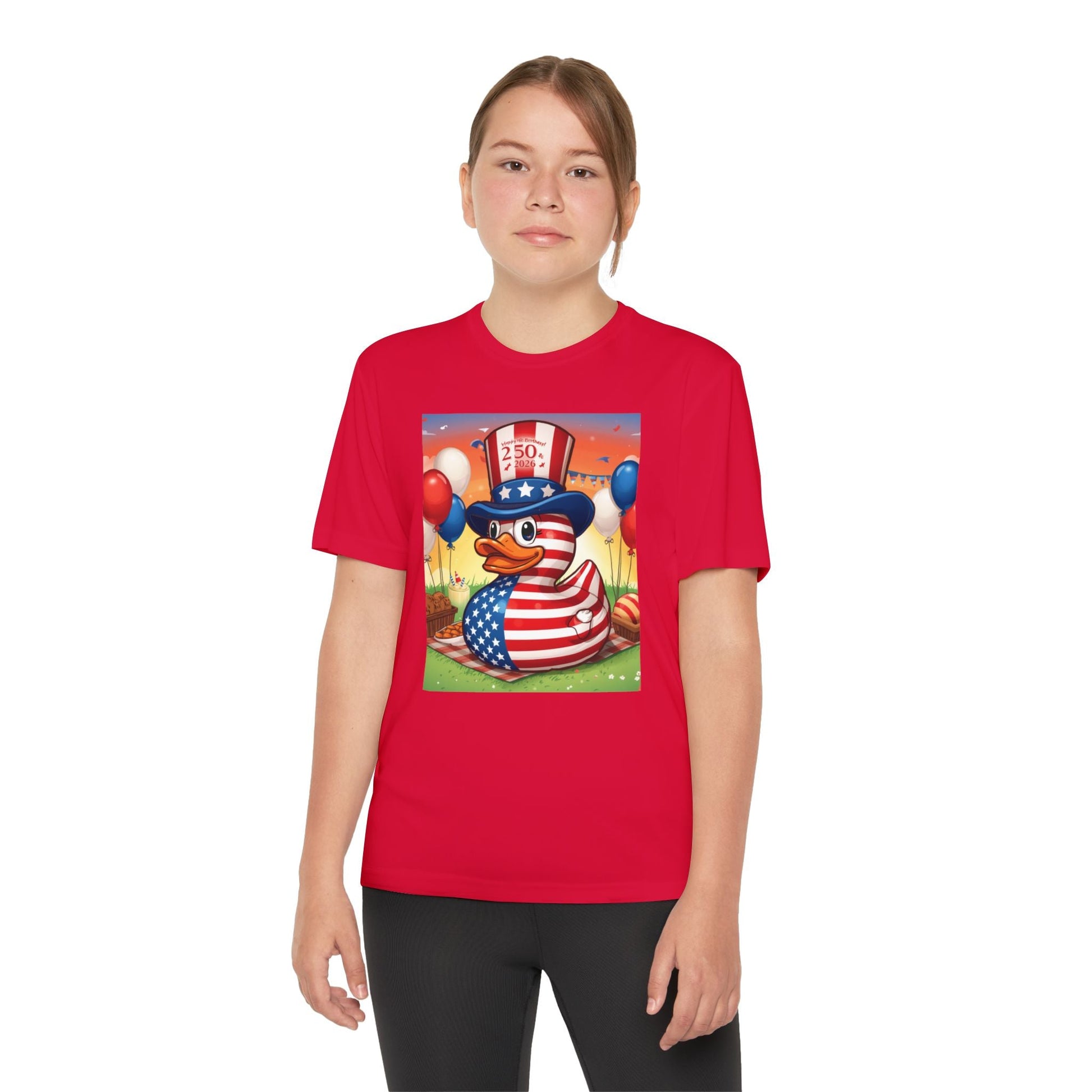Uncle Sam Duck - USA 250th Anniversary T-Shirt - Geo Rocks The 'Tism