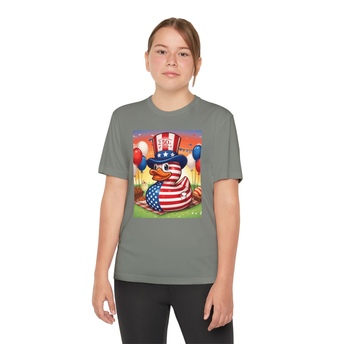 Uncle Sam Duck - USA 250th Anniversary T-Shirt - Geo Rocks The 'Tism