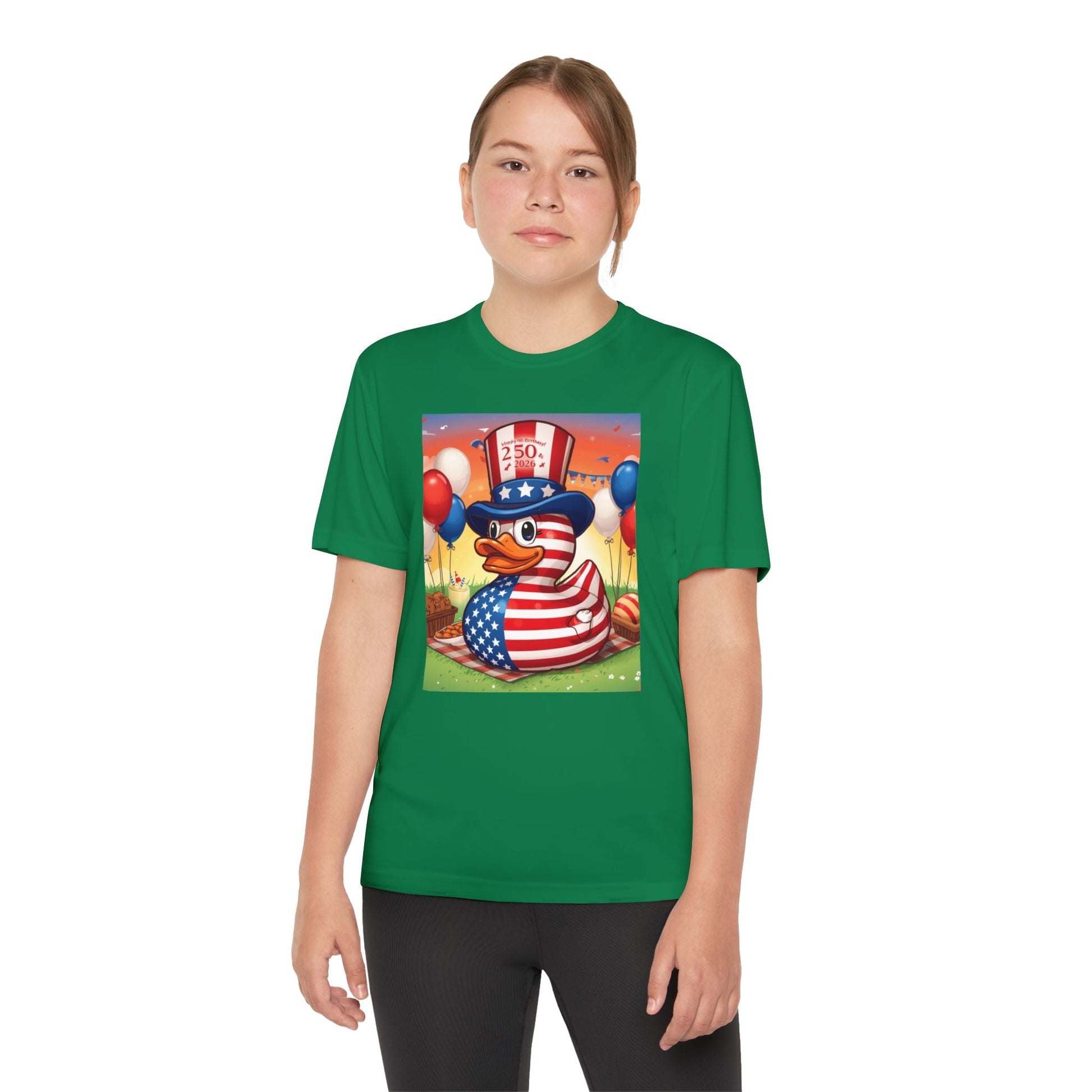 Uncle Sam Duck - USA 250th Anniversary T-Shirt - Geo Rocks The 'Tism