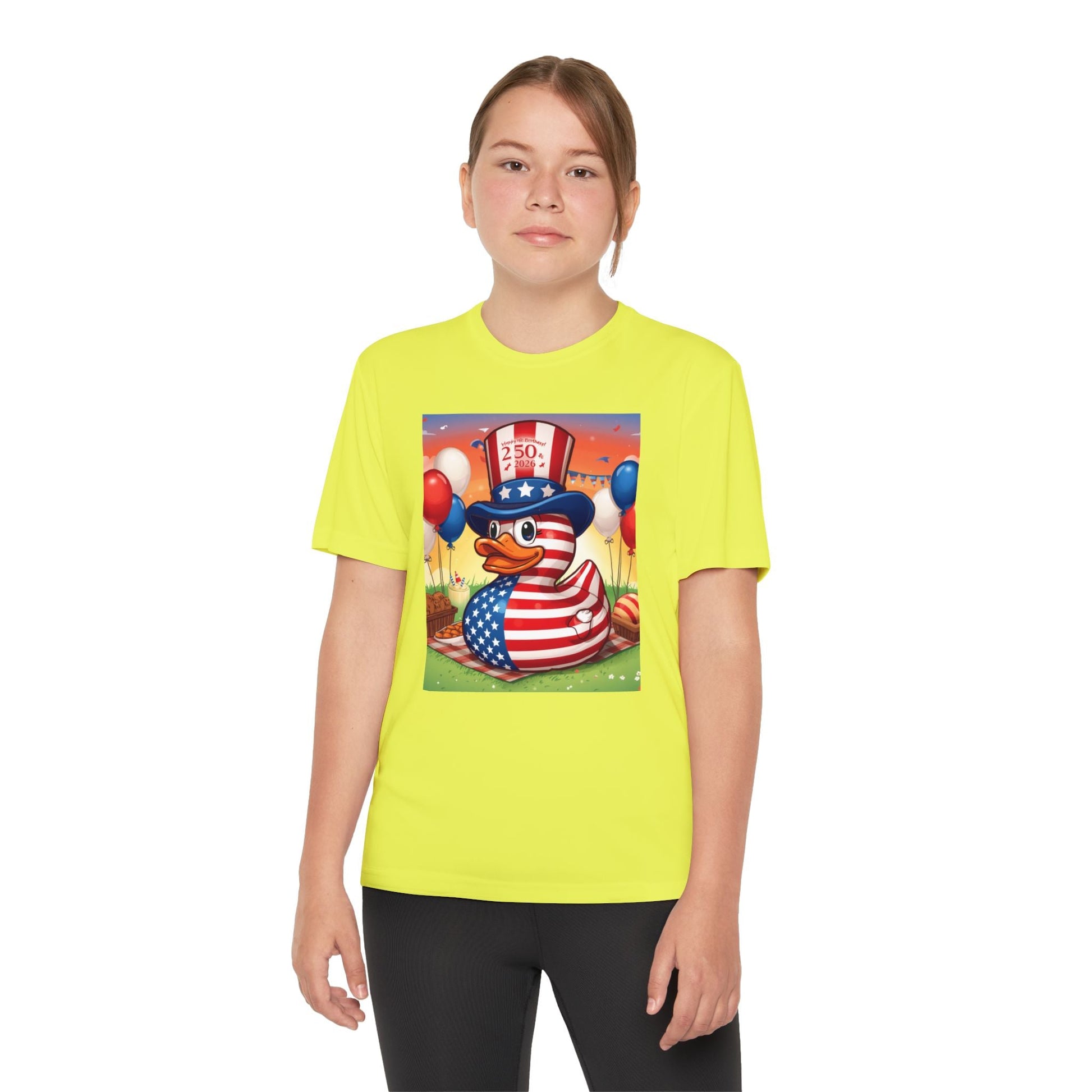 Uncle Sam Duck - USA 250th Anniversary T-Shirt - Geo Rocks The 'Tism