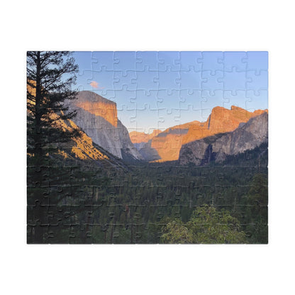 Yosemite Valley Sunset Photo Puzzle — Scenic Nature Jigsaw (110/252/520/1014 pcs) - Geo Rocks The 'Tism